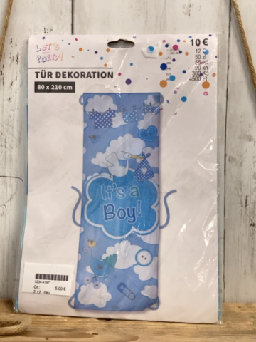 neu Türdeko  It´s a boy 
