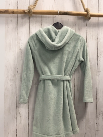 H&M Bademantel Gr. 134  mint Glitzer