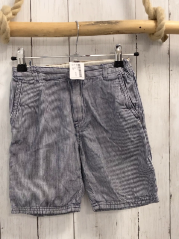 H&M  Shorts  Gr. 122  blau weiße Streifen Bund verstellbar 