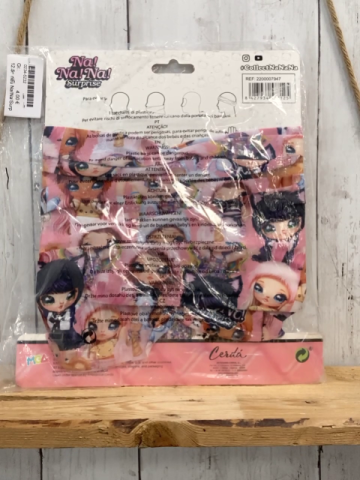 neu Na!Na!Surprise!  Multifunktionstuch  rosa mit Mädchen 