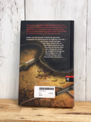   Buch Die Piraten und das Geheimnis des Käpten Kidd 