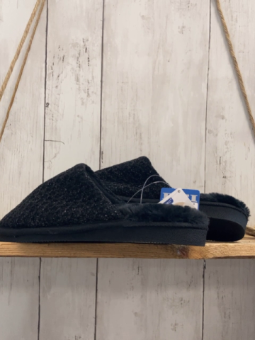 neu Hausschuhe Gr. 39  schwarz mit Glitzer