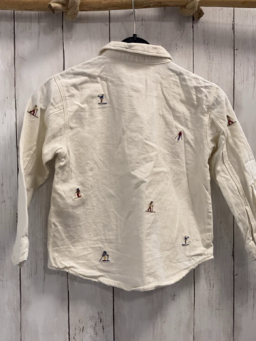 Zara  Hemd  Gr. 110  beige kleine Bilder 