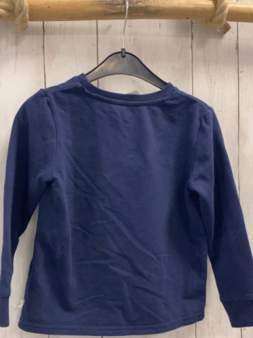 Okaidi Pullover  Gr. 110  blau weiße Dinoskelette 