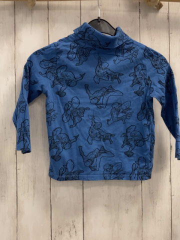  Langarmshirt  Gr. 104  blau Spiderman Rolli