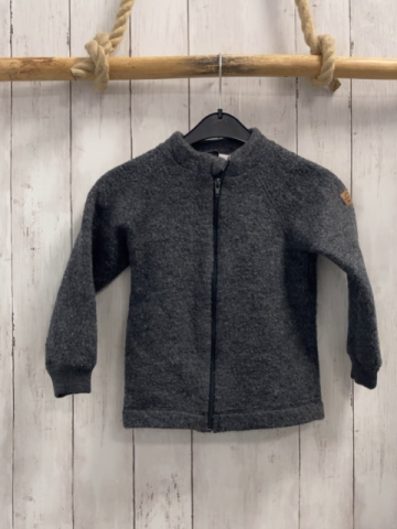 Mikk-line  Strickjacke  Gr. 104  grau 95 %Wolle