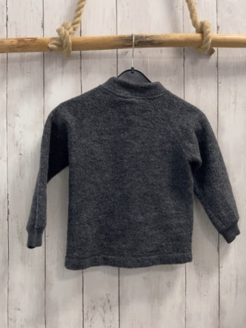 Mikk-line  Strickjacke  Gr. 104  grau 95 %Wolle