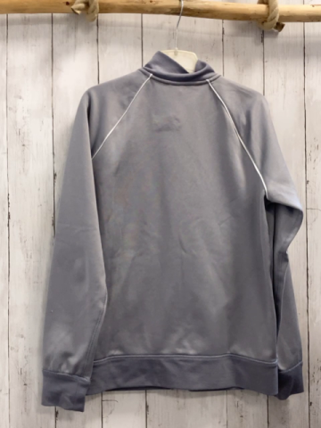   Joggingjacke  Gr. 158/164  grau gelbe Schrift + gelber Bund 