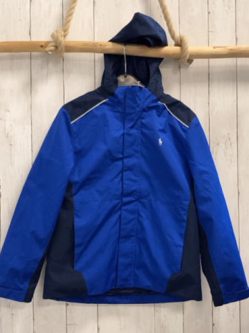 2tlg Ralph Lauren  Winterjacke  Gr. 140  dunkelblau blau mit Innenjacke (wurde nie getragen)