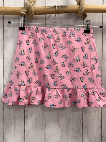 neu Rock Gr. 122  rosa Schmetterlinge