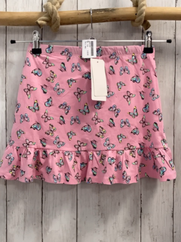 neu Rock Gr. 122  rosa Schmetterlinge