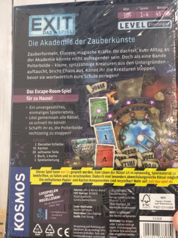 neu  Spiel  Exit Die Akademie der Zauberkünste 