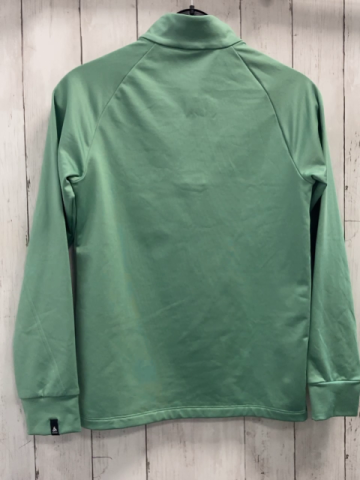 Odlo  Pullover  Gr. 152  mint + petrol hellgrauer Druck Reißverschluss 