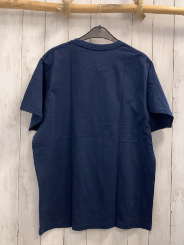  T-Shirt  Gr. 176/182  blau weißer Adler Schrift rote Streifen mit weißen Sternen