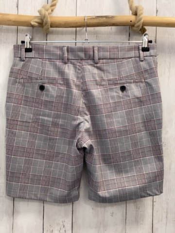 Jack & Jones  Shorts Gr. M grau hellgrau weinrot kariert 
