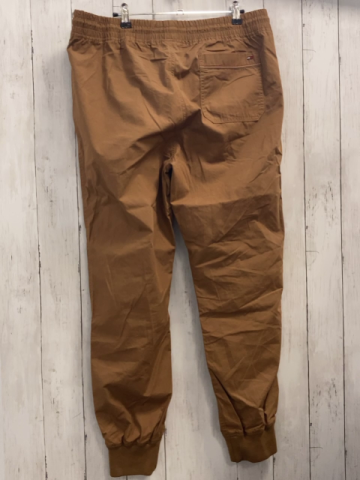 Tommy Hilfiger Hose Gr. L braun Gummizugbund weiß Kordel