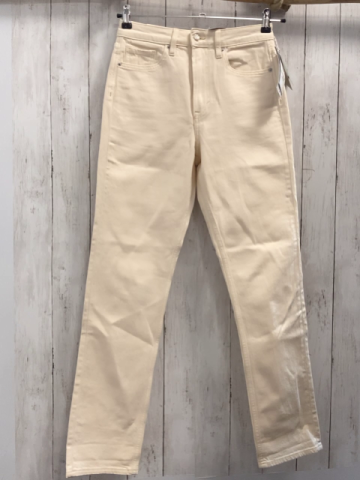 neu H&M  Hose  Gr. 38  creme Slim Straight Regular fit Haigh Waist NP 34,99 € 