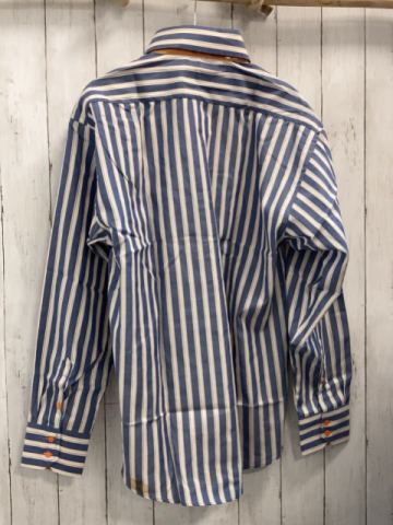 neu  Hemd Gr. XL  blau weiß beige mais Streifen 