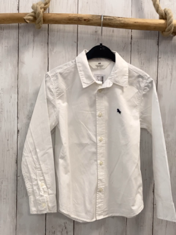 H&M Hemd Gr. 122  weiß
