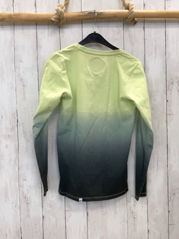 Vingino  Langarmshirt  Gr. 146/152  hellgrün grau hellgrüner Druck 