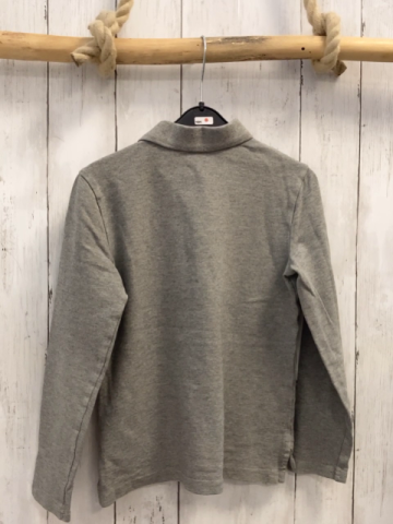 Ralph Lauren  Poloshirt lang  Gr. 134  grau 