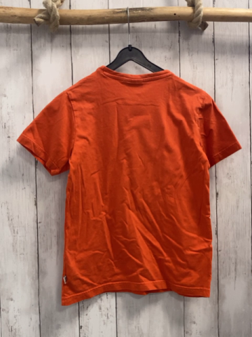 Hummel T-Shirt Gr. 134  orange weißes Logo