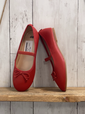 H&M Schuhe Gr. 34  rot Ballerina
