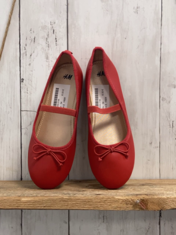 H&M Schuhe Gr. 34  rot Ballerina