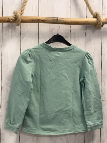 S´Oliver  Pullover  Gr. 116  pink Einhorn mit Prinzessin goldene Glitzerschrift 