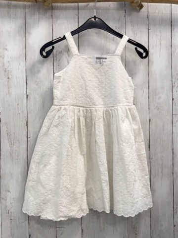 H&M  KLeid  Gr. 110  weiß bestickt 