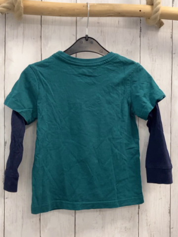 Gymboree  Langarmshirt  Gr. 92  grün Rehkopf Zuckerstangen blaue Är,eö