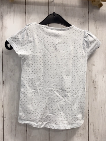  T-Shirt Gr. 92  hellblau graue Herzen Pferde