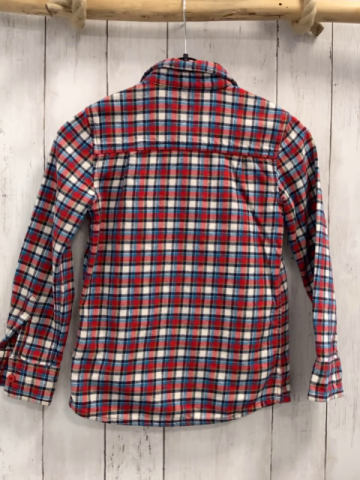 Esprit  Hemd  Gr. 116  rot schwarz helllblau hellgrün weiß kariert 