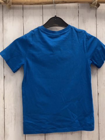 H&M  T-Shirt  Gr. 116  blau Sonic 
