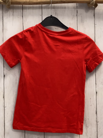 H&M  T-Shirt  Gr. 116  rot Sonic 
