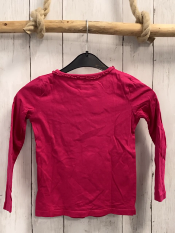 Ralph Lauren  Langarmshirt  Gr. 104  pink Rüschenbund 