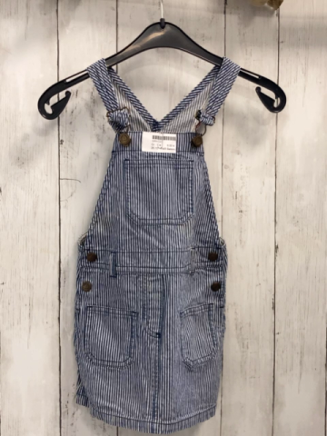 Petit Bateau  Trägerrock Gr. 104  blau weiße Streifen 