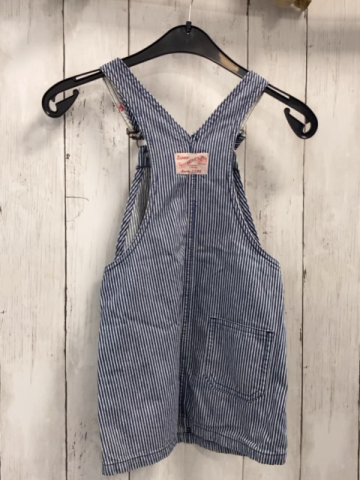 Petit Bateau  Trägerrock Gr. 104  blau weiße Streifen 