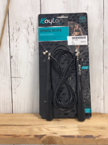 neu  Speed Rope  Springseil schwarz 
