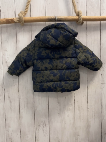 S´Oliver  Winterjacke  Gr. 68  kiwi blau gemustert 