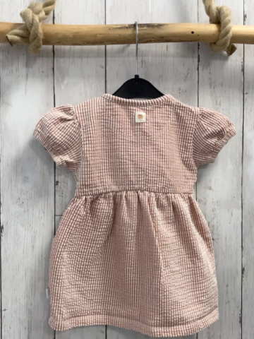 Noppies  Kleid  Gr. 74 pink weiße Streifen Struktur 