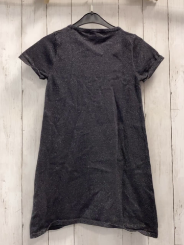 H&M Kleid Gr. 134  silber glitzernd Strick