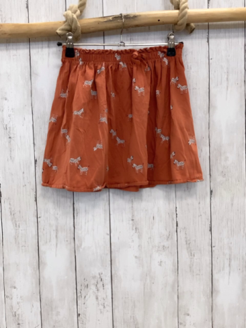 H&M  Rock Gr. 122  rost Zebras Gummizugbund 