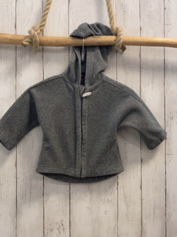  Fleecejacke Gr. 74  grau