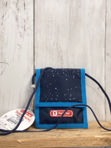 neu Step by Step  Brustbeutel  blau hellblauer Bund 