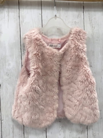 H&M  Weste  Gr. 116  rosa Fell 