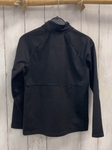 H&M  Sportshirt lang  Gr. 122/128  schwarz  Reißverschluss 
