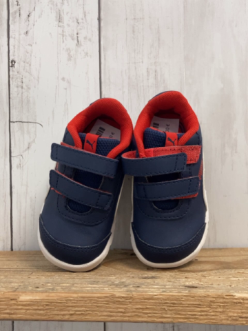 Puma  Schuhe  Gr. 20  blau roter Bund weißes Label + weiße Sohle 