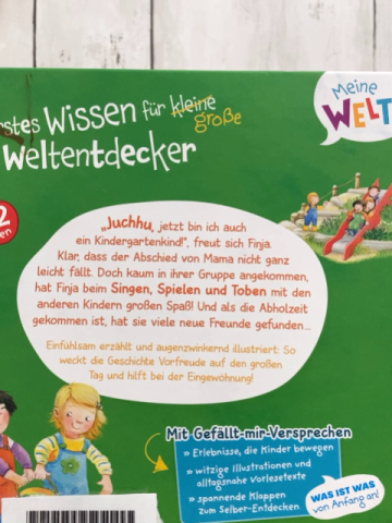   Pappbuch Ich freu mich auf den Kindergarten 