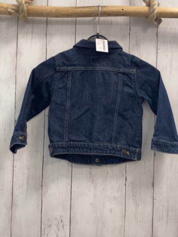 H&M  Jeansjacke  Gr. 92  blau orange Nähte 